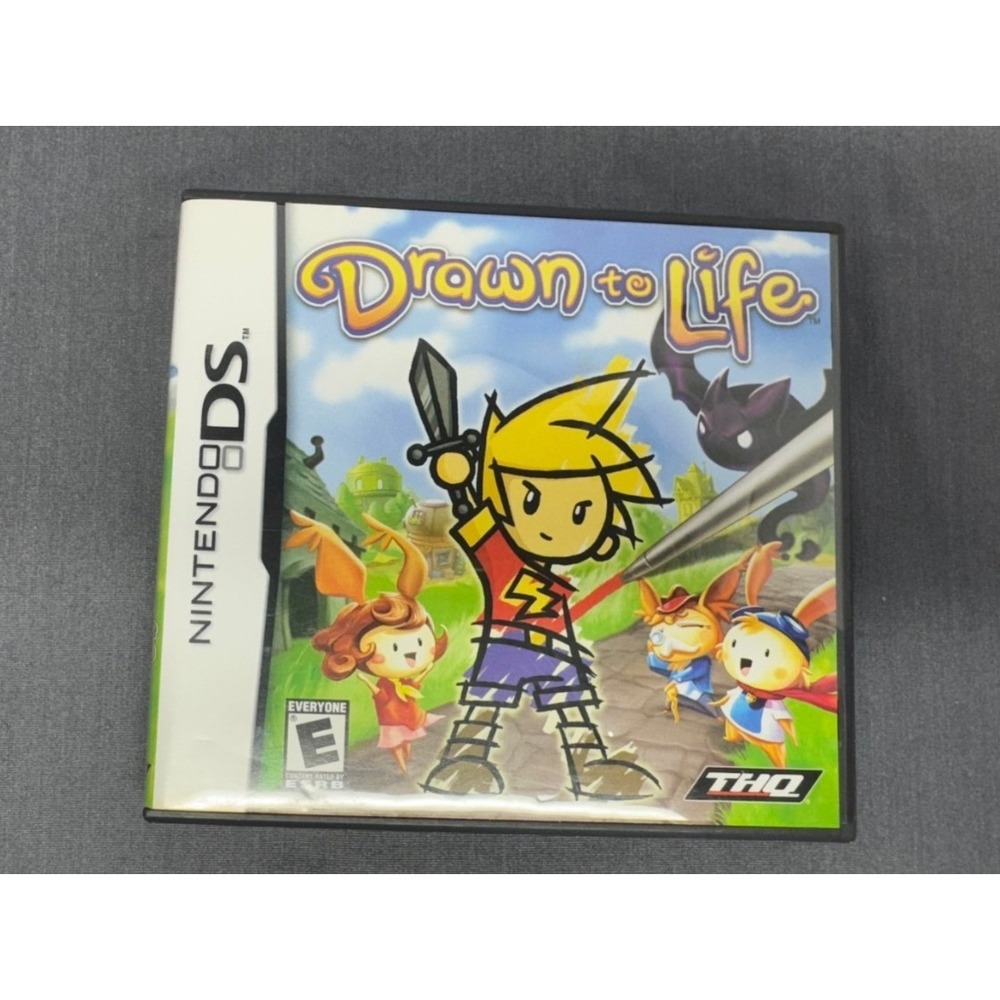 THQ Drawn to Life Nintendo DS CIB Action Adventure Game